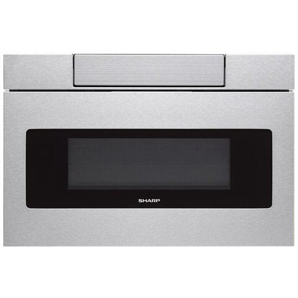 Sharp SMD2470ASY 24 Microwave Drawer with 1.2 cu. ft. Capacity Sensor Cook Automatic Defrost Clock 1000 Watts and Interior Light in Stainless Steel