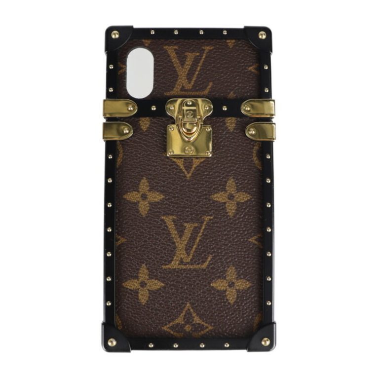 Authenticated Used LOUIS VUITTON Louis Vuitton Eye Trunk IPHONE X XS Other Accessories M62618 Monogram Canvas Brown