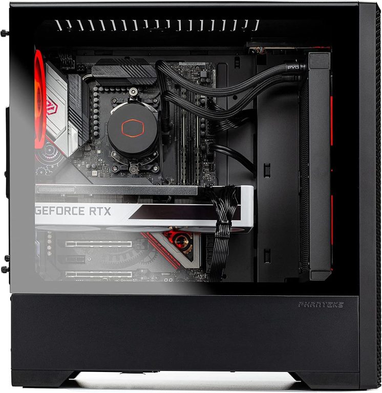 SkytechBlaze 3.0 Gaming PC Desktop – INTEL Core i7 11700F 2.5 GHz, RTX 3060 Ti, 1TB NVME SSD, 16G DDR4 3200, 600W GOLD PSU, AC Wi-Fi, Windows 10 Home 64-bit