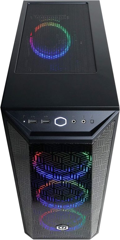 CYBERPOWERPC Gamer Xtreme VR Gaming PC, Intel Core i5-12400F 2.5GHz, GeForce RTX 3050 8GB, 16GB DDR4, 500GB NVMe SSD, WiFi & Win 11 Home (GXiVR8060A16), Black