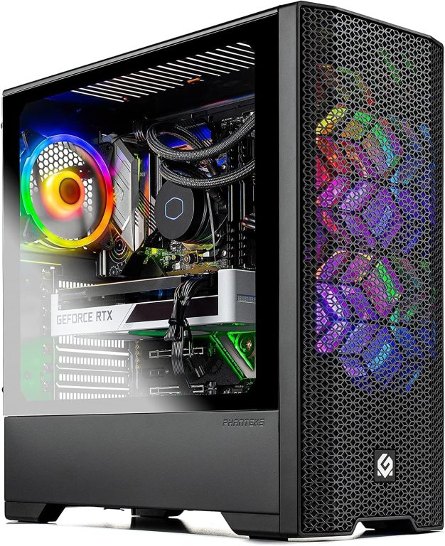 SkytechBlaze 3.0 Gaming PC Desktop – INTEL Core i7 11700F 2.5 GHz, RTX 3060 Ti, 1TB NVME SSD, 16G DDR4 3200, 600W GOLD PSU, AC Wi-Fi, Windows 10 Home 64-bit