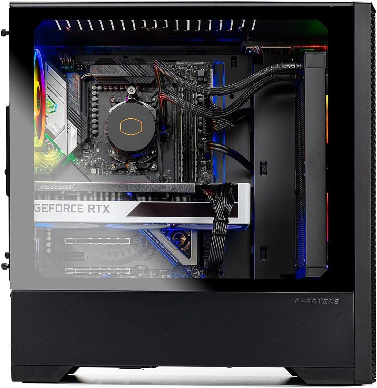 SkytechBlaze 3.0 Gaming PC Desktop – INTEL Core i7 11700F 2.5 GHz, RTX 3060 Ti, 1TB NVME SSD, 16G DDR4 3200, 600W GOLD PSU, AC Wi-Fi, Windows 10 Home 64-bit