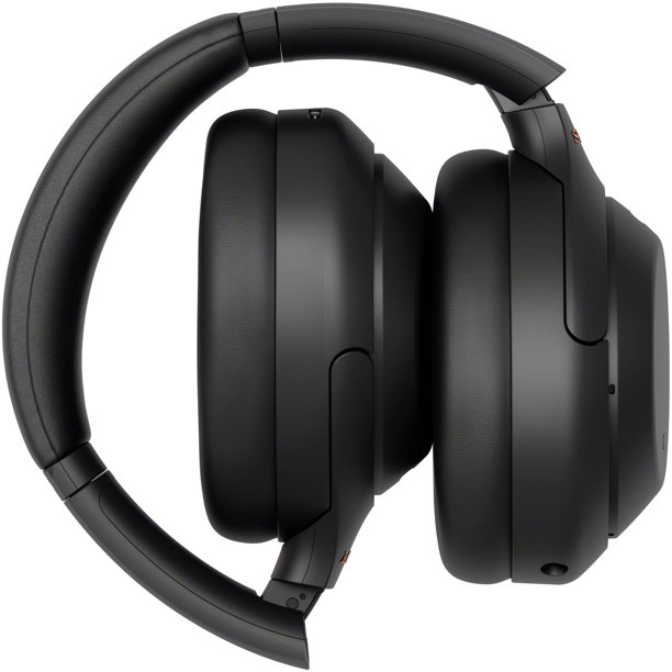 Sony WH-1000XM4 Wireless Noise-Canceling Over-Ear Headphones (Black) – Includes: Connection Cable, USB Type-C Cable, Plug Adapter for In-Flight Use, Compact Carry Case & Microfiber Cleaning Cloth