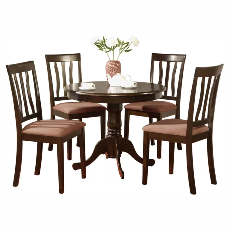ANTI5-CAP-C 5 Pc Kitchen Table set-Kitchen Table and 4 Dining Chairs