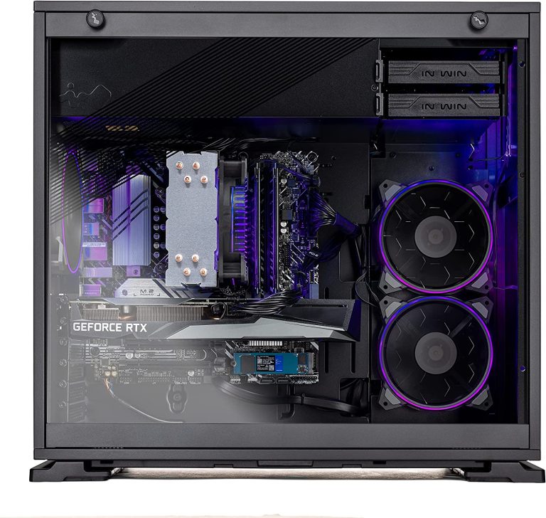 Skytech Azure Gaming PC Desktop – AMD Ryzen 5 5600X 3.8GHz, RTX 3070 8GB, 16GB 3200, 1TB NVME SSD, 650W Gold PSU, Windows 10 Home 64-bit, Black