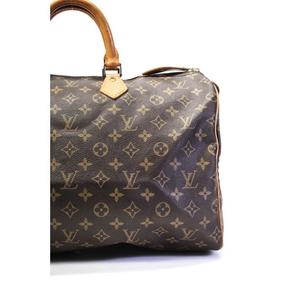 Pre-owned|Louis Vuitton Womens Speedy 40 Monogram Canvas Tote Handbag M41522 Brown