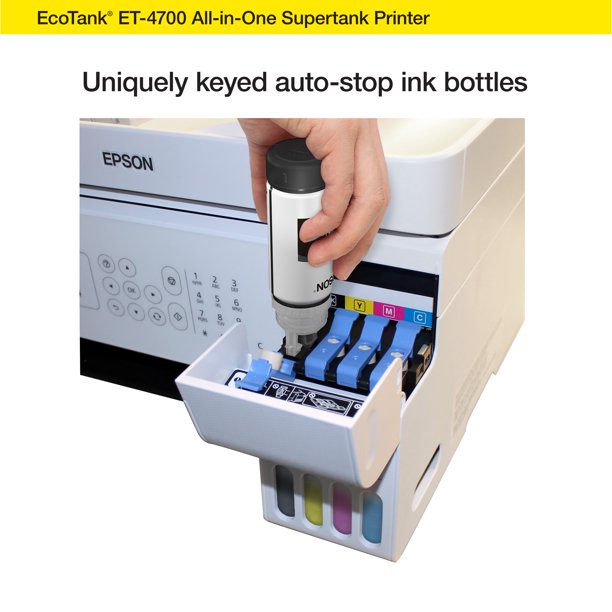 Epson EcoTank ET-4700 Wireless All-in-One Color Supertank Printer