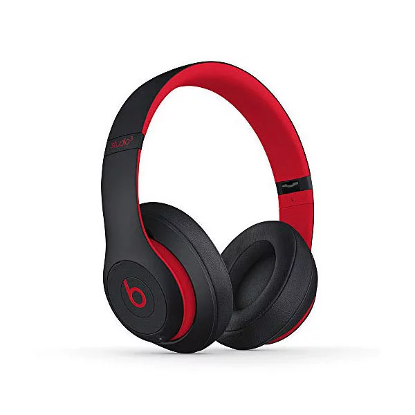 Beats Studio3 Wireless Over-Ear Headphones – The Beats Decade Collection – Defiant Black-Red (Latest Model)