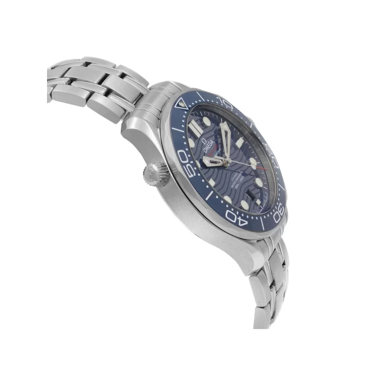 Omega Seamaster Diver 300M Steel Blue Dial Mens Watch 210.30.42.20.03.001