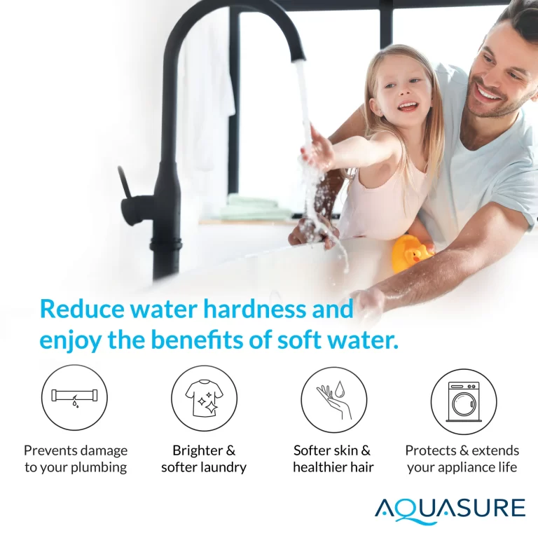 Aquasure Whole House Water Filtration Bundle w/ 48,000 Grain Water Softener, 75 GPD RO System & Triple Purpose Pre-Filter