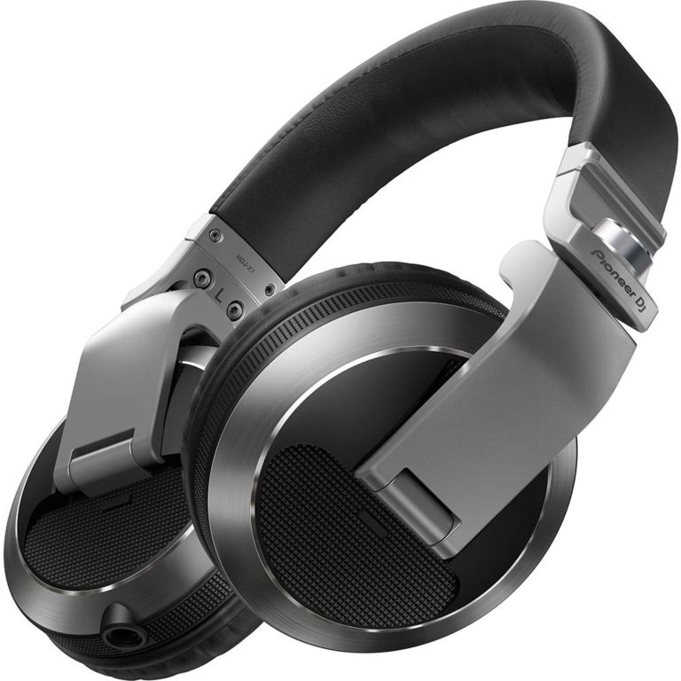 Pioneer Bluetooth Over-Ear Headphones, Foldable, Silver, HDJ-X7-S