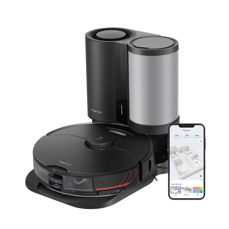 (refurbished) Roborock® S7MaxV Plus Robot Vacuum and Sonic Mop with Auto-Empty Dock, Reactive AI 2.0, and Voice Control