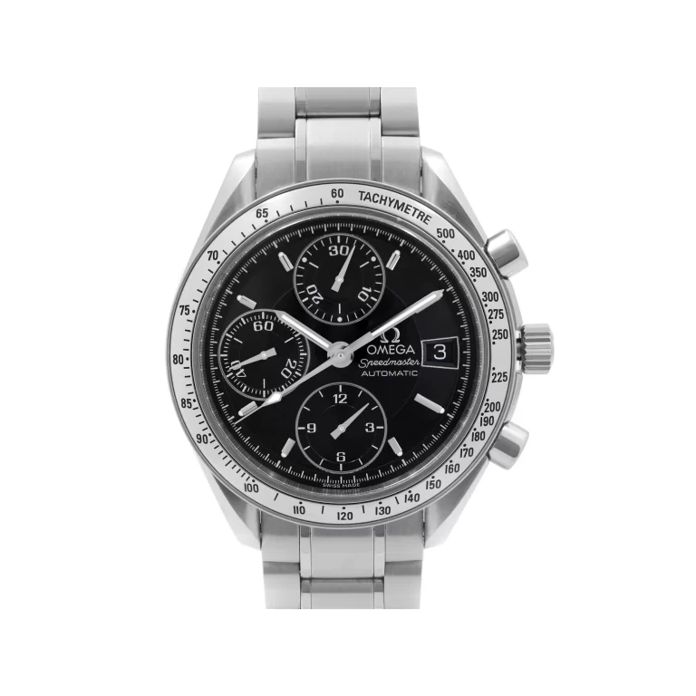 Omega Speedmaster Chronograph Steel Black Dial Automatic Mens Watch