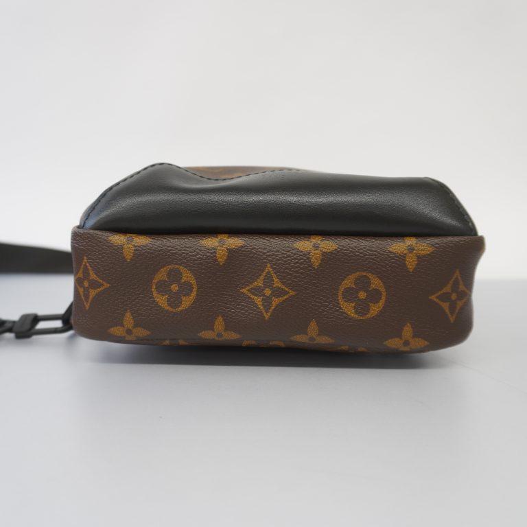 Authenticated Used Auth Louis Vuitton Monogram Macassar Avenue M45897 Men’s Fanny Pack,Sling Bag