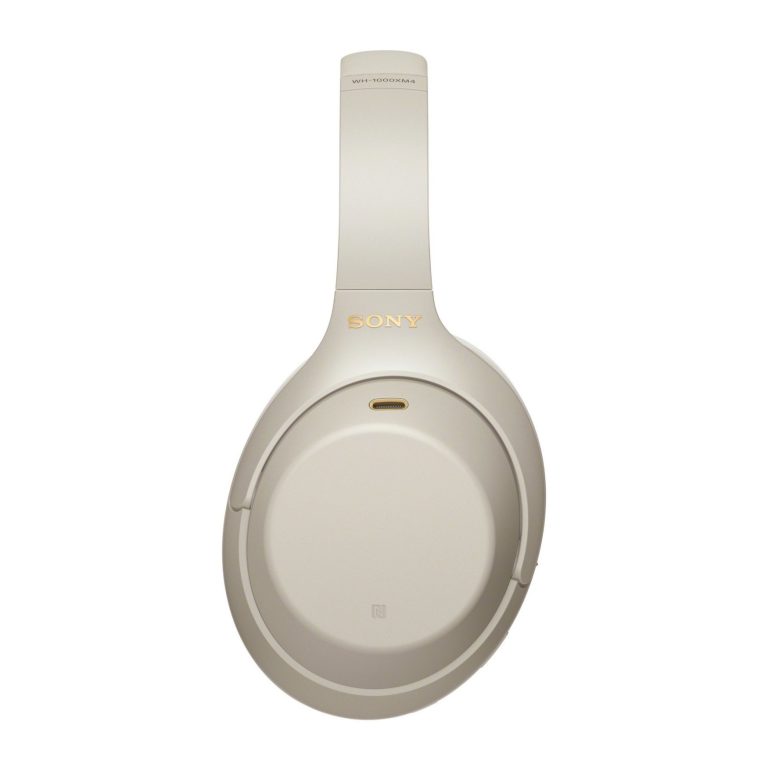 Sony Bluetooth Noise-Canceling Over-Ear Headphones, Silver, WH1000XM4S_K3