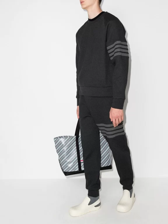 Thom Browne 4-Bar raglan-sleeve jumper