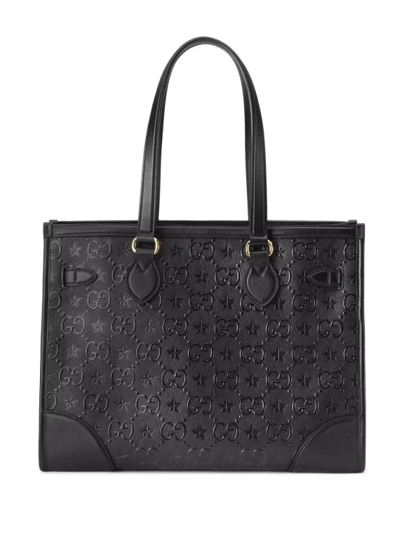 Gucci medium GG star embossed tote bag