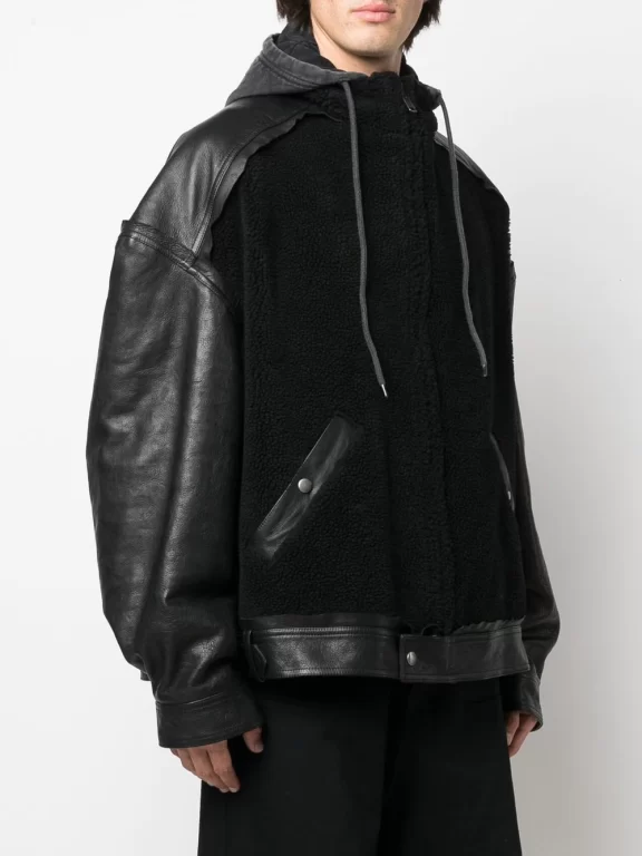 Balenciaga deconstructed hooded jacket