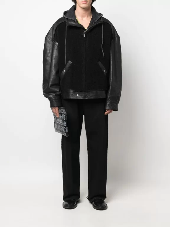 Balenciaga deconstructed hooded jacket