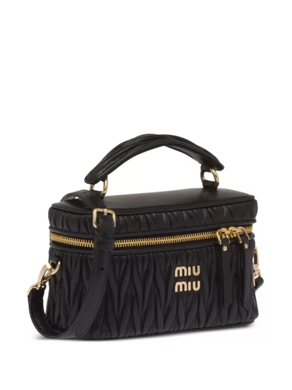 Miu Miu matelassé leather mini bag