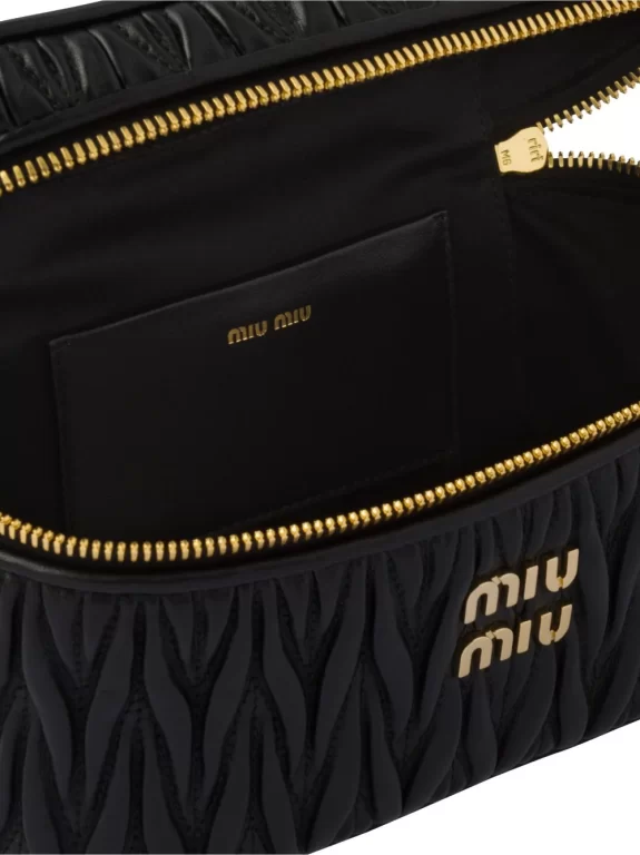 Miu Miu matelassé leather mini bag