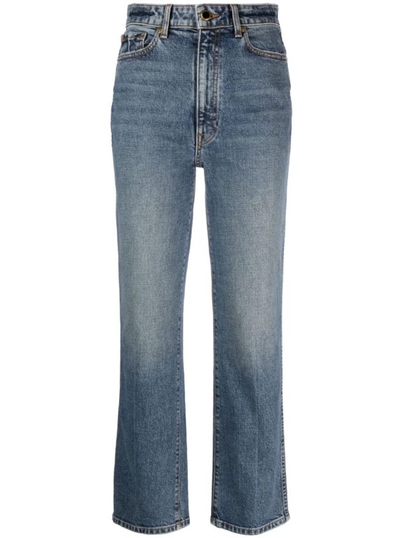 KHAITE The Abigail straight-leg jeans