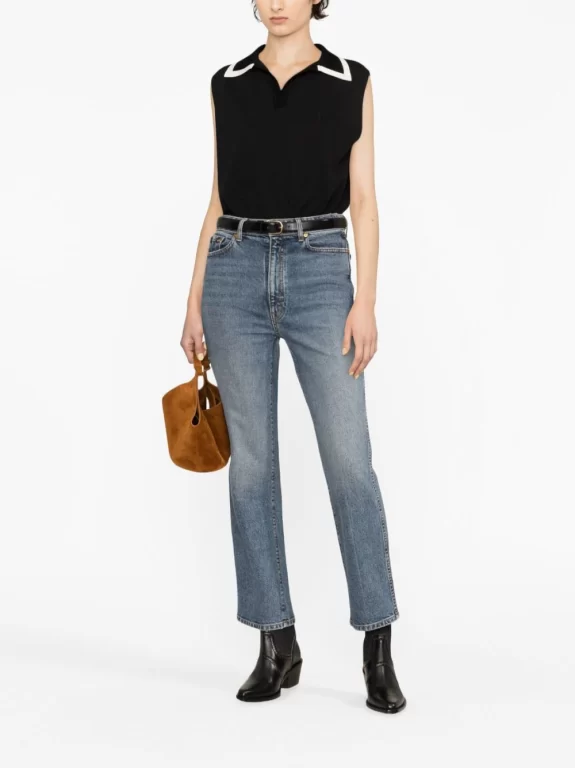 KHAITE The Abigail straight-leg jeans