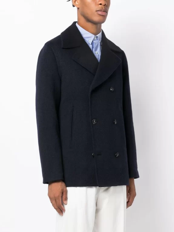 Kiton double-breasted cashmere jacket