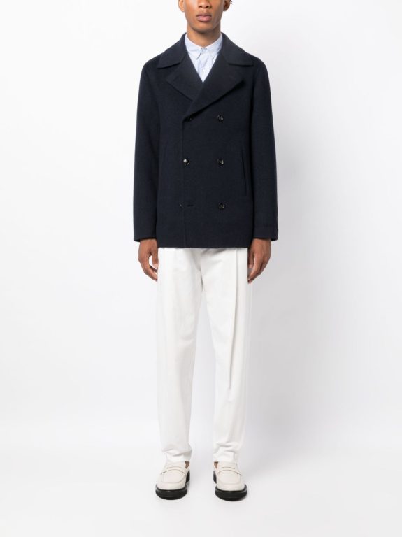 Kiton double-breasted cashmere jacket