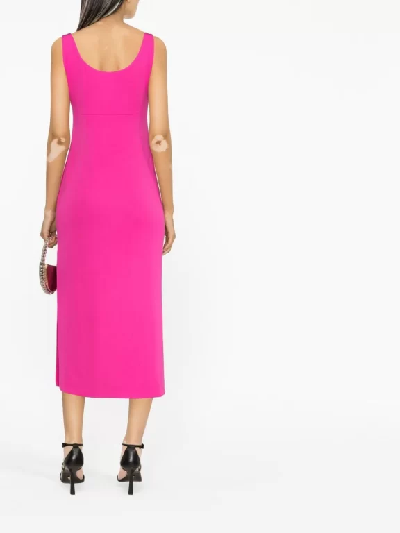 Versace Medusa Plaque Midi Dress