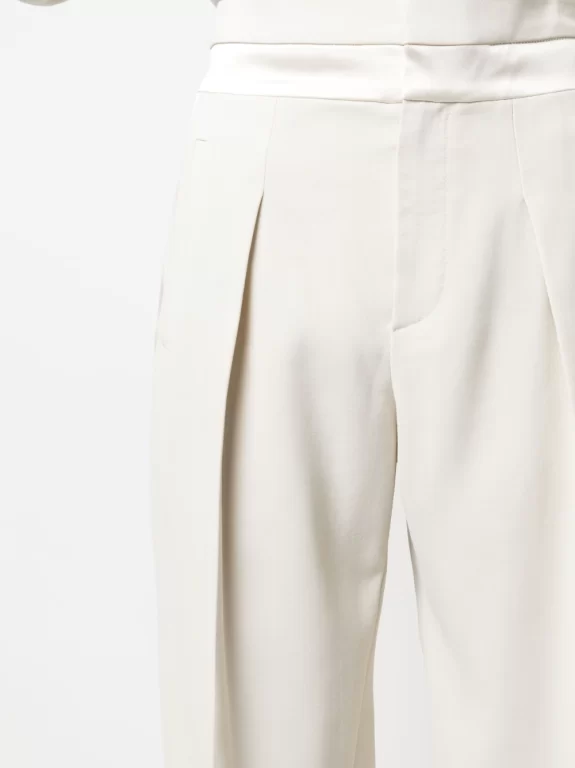 Brunello Cucinelli faux-double Breasted Trouser Suit