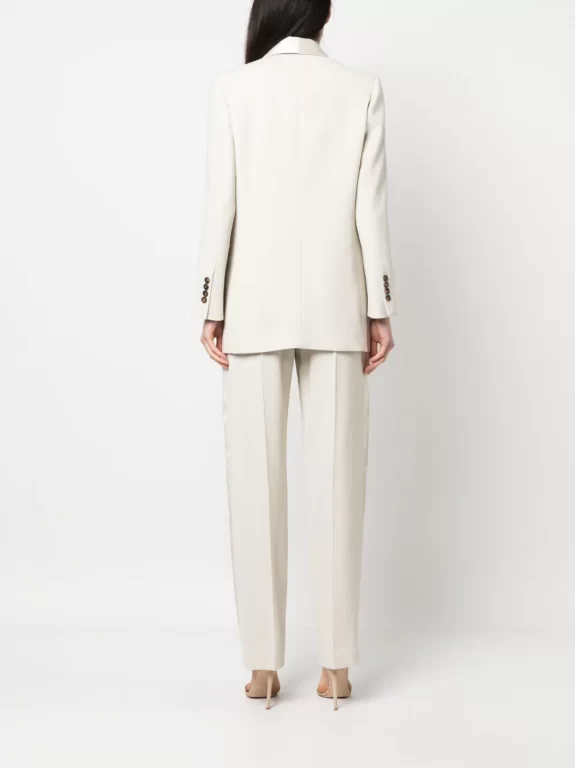 Brunello Cucinelli faux-double Breasted Trouser Suit