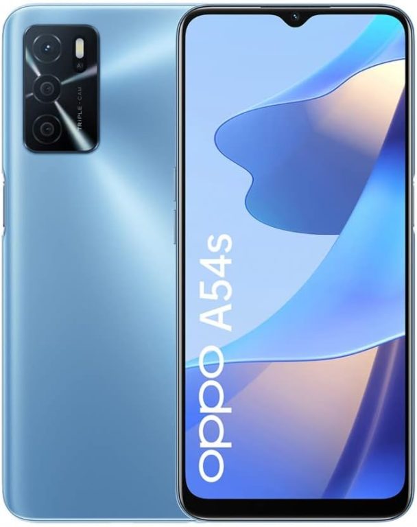 OPPO A54s Dual-SIM 128GB ROM + 4GB RAM (GSM only No CDMA) Factory Unlocked 4G/LTE Smartphone (Pearl Blue) – International Version