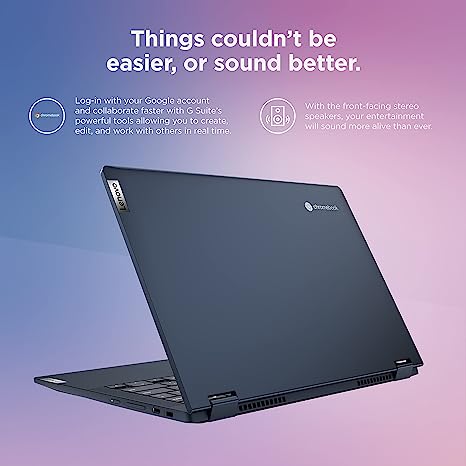 Lenovo – 2022 – IdeaPad Flex 5i – 2-in-1 Chromebook Laptop Computer – Intel Core i3-1115G4 – 13.3″ FHD Touch Display – 8GB Memory – 128GB Storage – Chrome OS