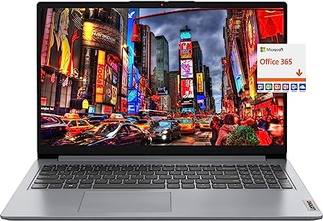 Lenovo 15.6″ Laptop, IdeaPad 1, 20GB RAM, 2TB PCIe SSD, Wi-Fi 6 and Bluetooth 5.1, HDMI, SD Card Reader, 15.6″ HD Anti-Glare Display, AMD Athlon Dual-core Processor, Windows 11 Home in S Mode