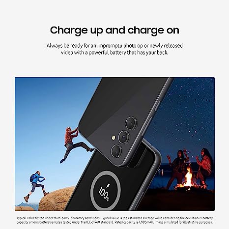 SAMSUNG Galaxy A54 5G A Series Cell Phone, Factory Unlocked Android Smartphone, 128GB w/ 6.4†Fluid Display Screen, Hi Res Camera, Long Battery Life, Refined Design, US Version, 2023, Awesome Violet