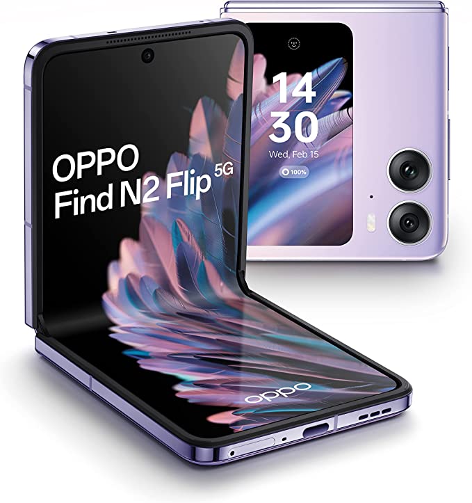 OPPO Find N2 Flip Dual-SIM 256GB ROM + 8GB RAM (GSM only | No CDMA) Factory Unlocked 5G Smartphone – International Version