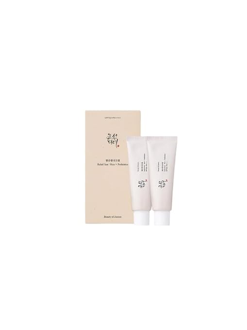 Relief Sun: Rice + Probiotics Set (50ml*2ea) | Facial sunscreen SPF 50+ PA++ | Korean Skincare | Korean Sunscreen | Face sunscreen | Facial Moisturizer with spf | Non-Greasy | No White Cast