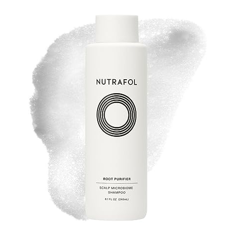 Nutrafol Shampoo, Cleanse and Hydrate Hair and Scalp, Improves Hair Volume, Strength and Texture, Physician-formulated for Thinning Hair, Color Safe, Sulfate free – 8.1 Fl Oz Bottle