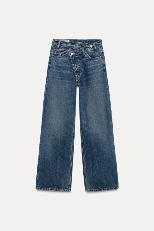 TRF HIGH-WAISTED WIDE LEG JEANS