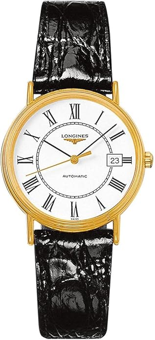 Longines Presence Automatic Black Leather Men’s Watch L4.821.2.11.2