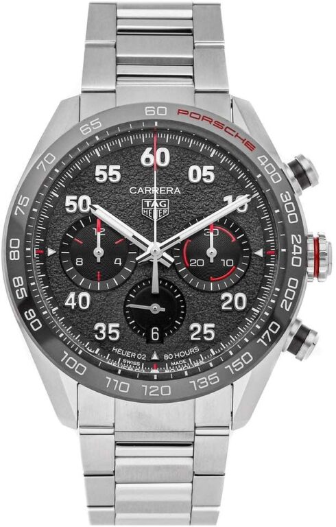 Tag Heuer Carrera Porsche Special Edition Chronograph Automatic Grey Dial Men’s Watch CBN2A1F.BA0643
