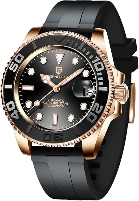 Men Watches Pagani Design Watch for Men Automatic NH35 Mechanical 100M Waterproof Stainless Steel Sapphire Glass Yacht Wristwatch PD-1651