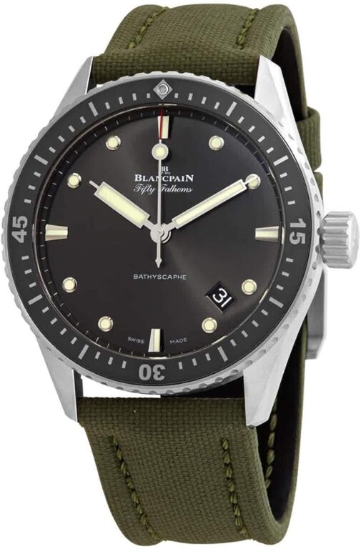 Blancpain Fifty Fathoms Bathyscaphe Automatic 43mm Mens Watch 5000-1110-K52A