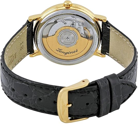 Longines Presence Automatic Black Leather Men’s Watch L4.821.2.11.2
