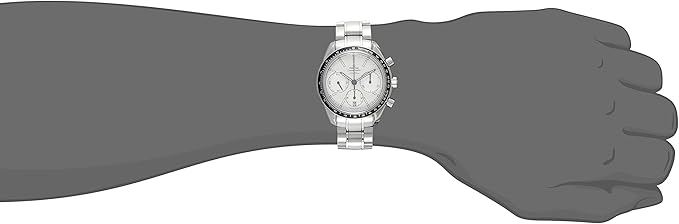 Omega Men’s 32630405002001 Speed Master Analog Display Automatic Self Wind Silver Watch