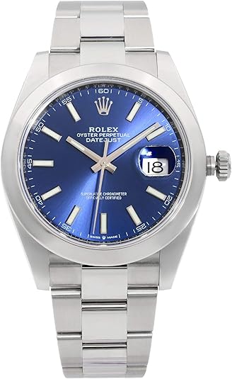 Rolex Datejust 41 Blue Dial Stainless Steel Men’s Watch 126300BLSO