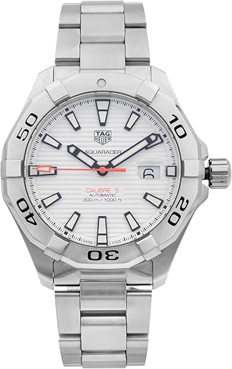 Tag Heuer Aquaracer Automatic White Dial Men’s Watch WAY2013.BA0927