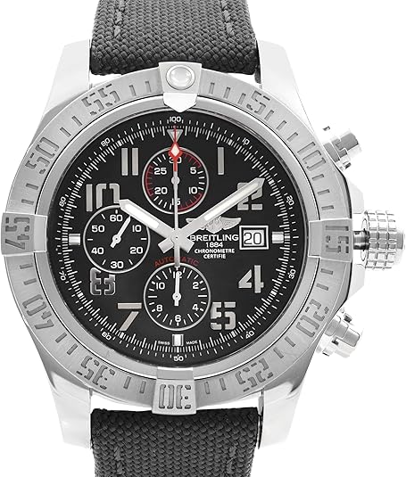 Breitling Super Avenger Chronograph Automatic Chronometer Black Dial Men’s Watch A13375101B1X1