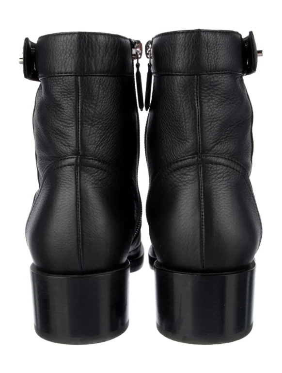 Chanel 2020 Interlocking CC Logo Boots Women’s Size: 8 | IT 38